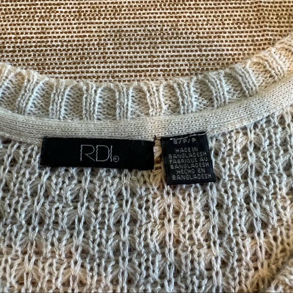 RDI 3/4 sleeve sweater with shimmer - Picture 5 of 7